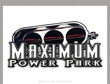 Tablet Screenshot of maximumpowerpark.com